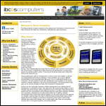 Screen shot of the IBCOS Computers Ltd website.