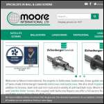 Screen shot of the Moore International Ltd website.