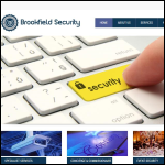 Screen shot of the Brookfield Security Ltd website.