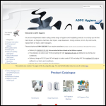 Screen shot of the AGPC Hygiene website.