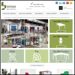 Screen shot of the Barkham Office Furniture Ltd website.