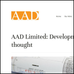 Screen shot of the Aad Properties Ltd website.
