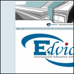 Screen shot of the Edvice Ltd website.