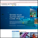 Screen shot of the Aloha Design Ltd website.