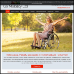 Screen shot of the Go Mobility Ltd website.