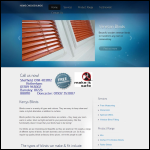 Screen shot of the Home Choose Blinds website.