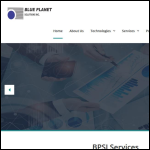 Screen shot of the Blue Planet Solutions Ltd website.