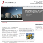 Screen shot of the 3B Controls Ltd website.