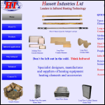 Screen shot of the Hassett Industries Ltd website.