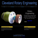 Screen shot of the Cleveland Rotary Engineering website.