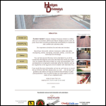 Screen shot of the Hedges Driveways Ltd website.