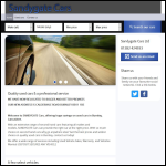 Screen shot of the Sandygate Ltd website.