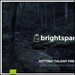 Screen shot of the Brightsparktv Ltd website.