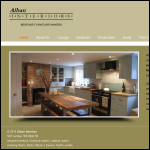 Screen shot of the Alban Interiors website.