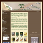 Screen shot of the Heeley Stairparts Ltd website.