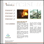 Screen shot of the Intercast UK Ltd website.