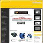 Screen shot of the PTA Tyre Shop Stuff Ltd website.