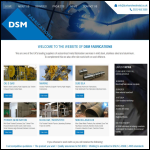 Screen shot of the Durham Sheet Metal Works Ltd website.