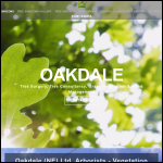 Screen shot of the Oakedoake Ltd website.
