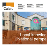 Screen shot of the Calan Retail Ltd website.