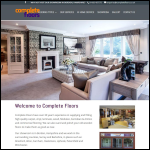 Screen shot of the Complete Floors Ltd website.