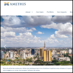 Screen shot of the Amathis Ltd website.