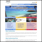 Screen shot of the JKCIT - Video Conferencing website.