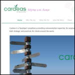 Screen shot of the Cardeas Consulting Ltd website.