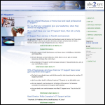 Screen shot of the Abc2xyz Ltd website.