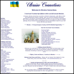 Screen shot of the Ukraine Connections website.