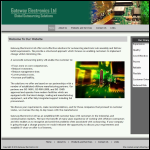 Screen shot of the Gateway Electronics Ltd website.