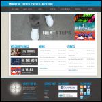Screen shot of the Milton Keynes Christian Centre website.