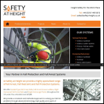 Screen shot of the Safety At Height Ltd website.