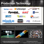 Screen shot of the Production Technology Ltd website.