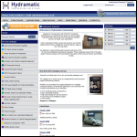 Screen shot of the Hydramatic (Somerset) Ltd website.