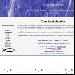 Screen shot of the Astan Pipework and Plumbing website.