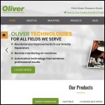 Screen shot of the Oliverm Ltd website.