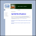 Screen shot of the Spontinuity Ltd website.