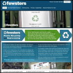 Screen shot of the Fewsters website.