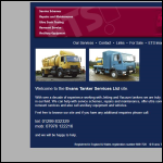 Screen shot of the Evans Tanker Services Ltd website.