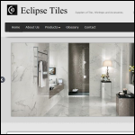 Screen shot of the Eclipse Tiles Ltd website.