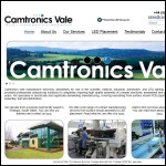 Screen shot of the Camtronics Vale Ltd website.