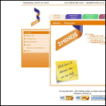 Screen shot of the 3Minds Ltd website.