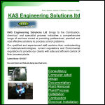 Screen shot of the KAS Engineering Solutions Ltd website.