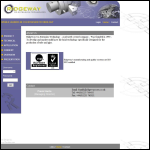 Screen shot of the Ridgeway Co-Extrusion Technology website.