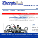 Screen shot of the Phoenix Inspection Systems Ltd website.