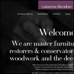 Screen shot of the Cameron Theodore Ltd website.