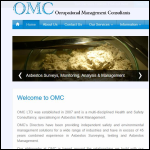 Screen shot of the Om Consultancy Services Ltd website.