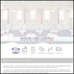 Screen shot of the Jackson Lewis Controls Ltd website.