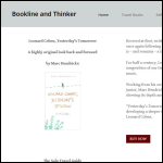 Screen shot of the Bookline & Thinker Ltd website.